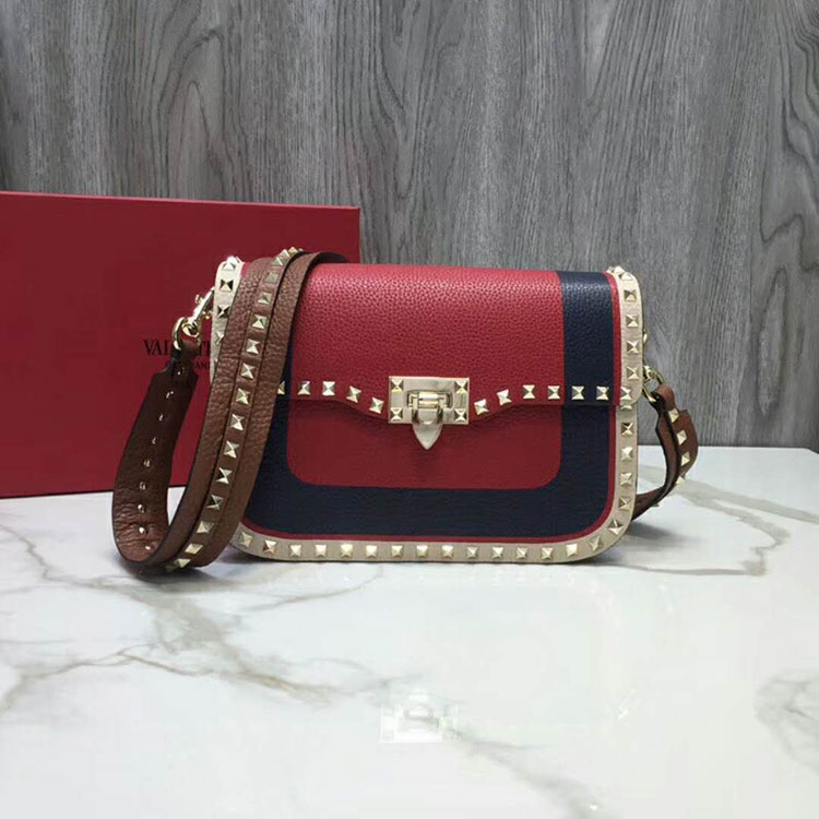 2019 Valentino GUITAR ROCKSTUD ROLLING CROSS BODY BAG