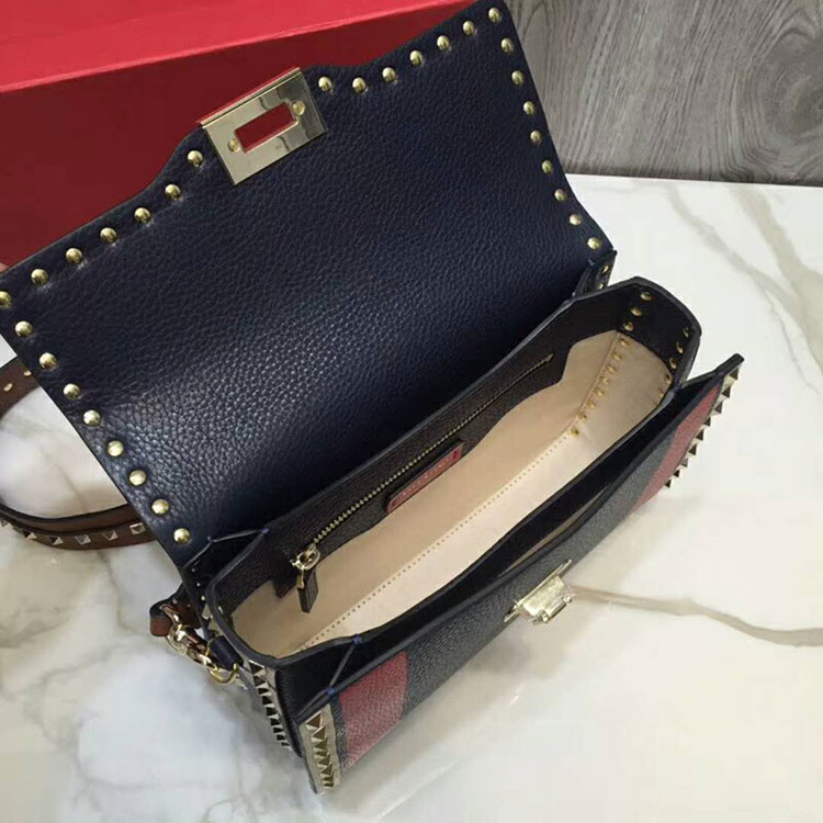 2019 Valentino GUITAR ROCKSTUD ROLLING CROSS BODY BAG