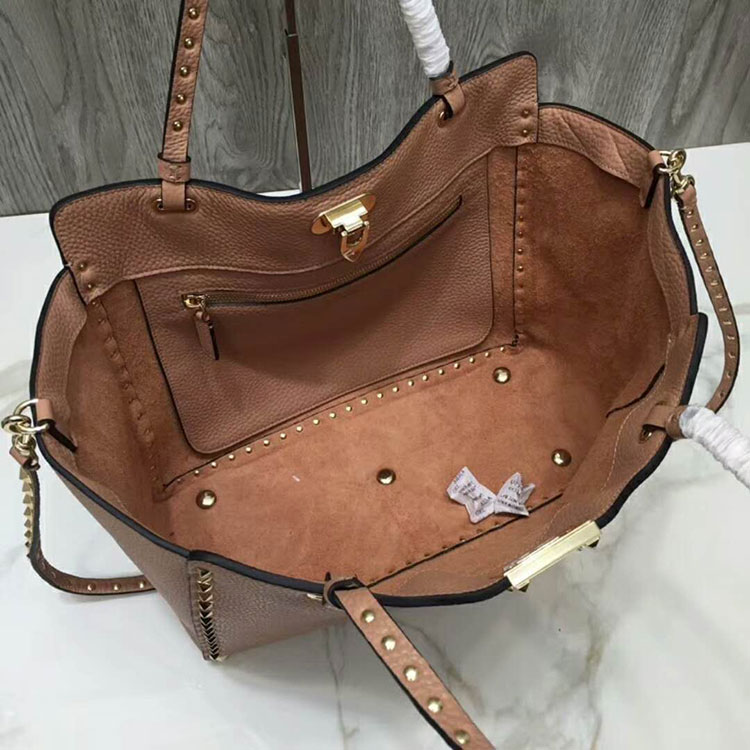 2019 Valentino ROCKSTUD NOIR MEDIUM TOTE