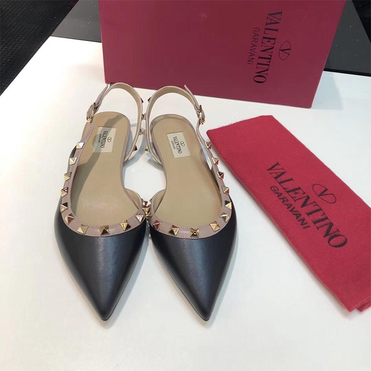 2019 Valentino women Flat shoes