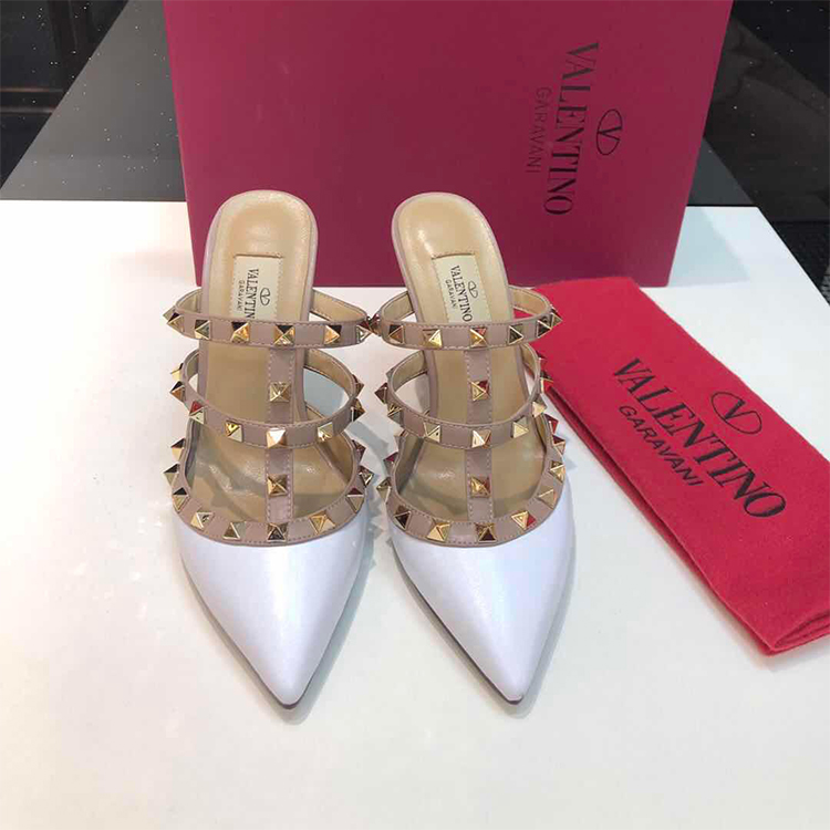 2019 Valentino women shoes in Heel 9.5cm