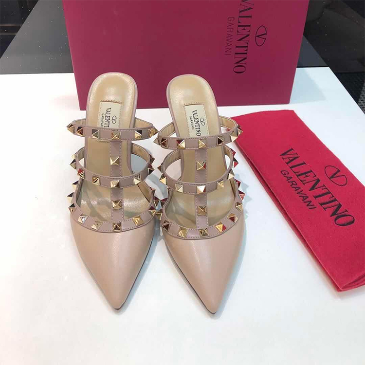 2019 Valentino women shoes in Heel 9.5cm