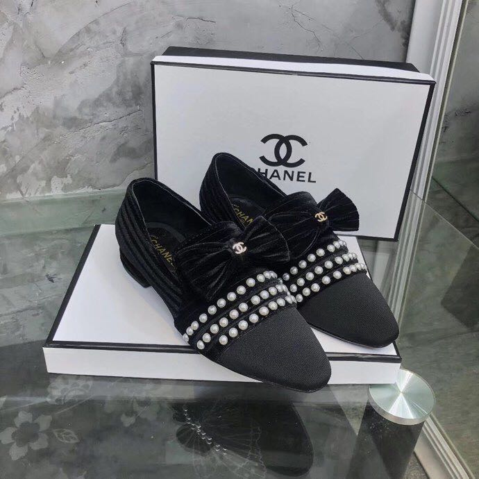 2019 chanle women Flat shoes