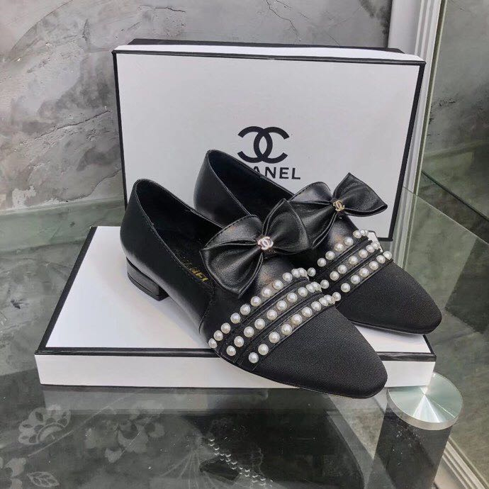 2019 chanle women Flat shoes