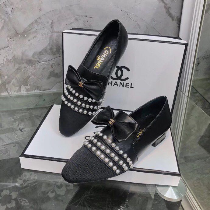 2019 chanle women Flat shoes