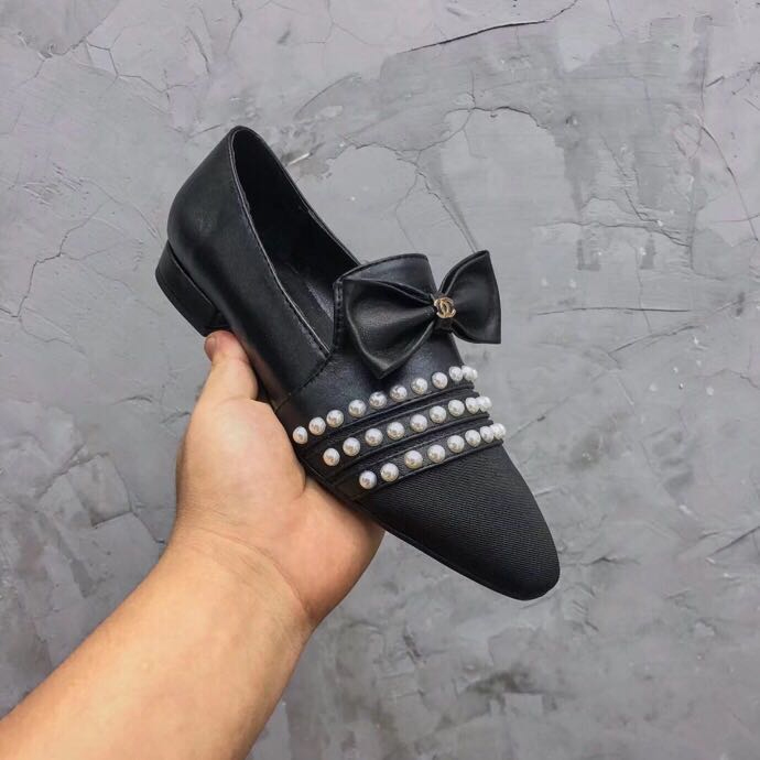 2019 chanle women Flat shoes