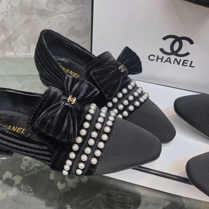 2019 chanle women Flat shoes