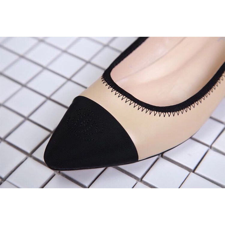 2019 chanle women shoes in Calfskin Heel 2.5cm