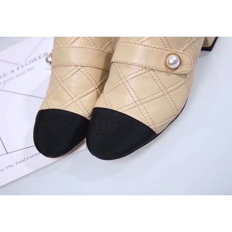 2019 chanle women shoes in Calfskin Heel 3cm