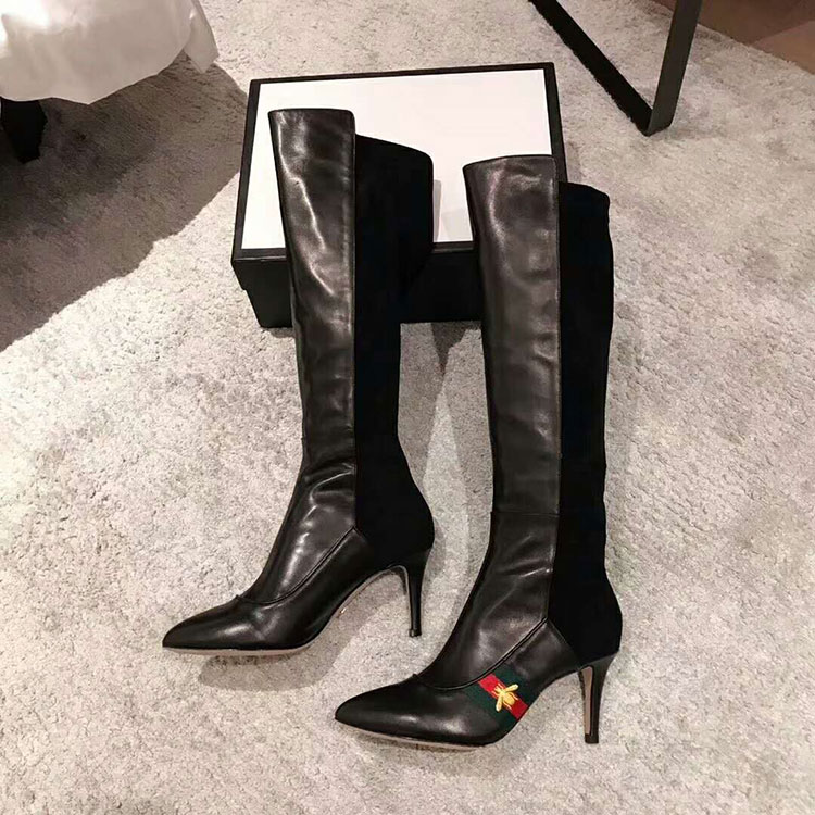 2019 gucci women Boots in Calfskin Heel 7.5cm