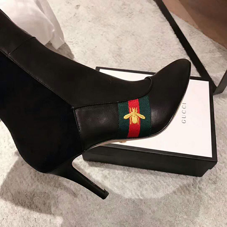 2019 gucci women Boots in Calfskin Heel 7.5cm