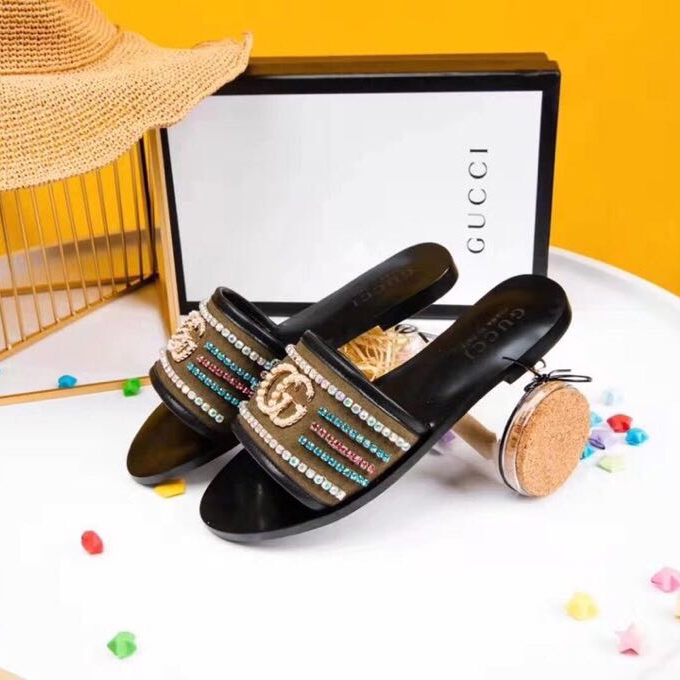 2019 gucci women Flat slippers