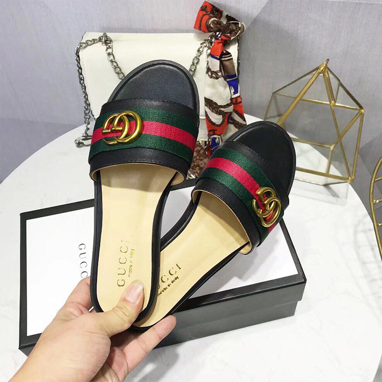 2019 gucci women Flat slippers