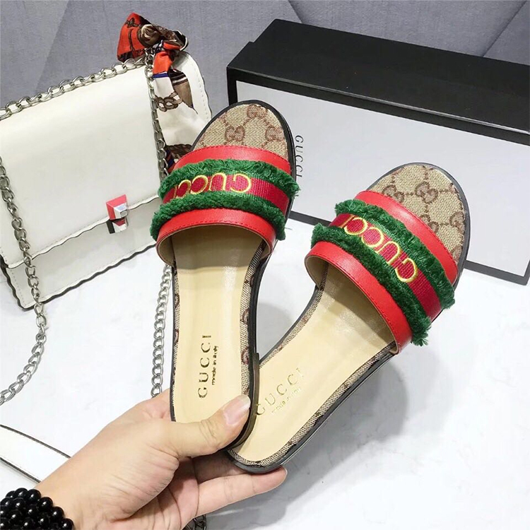 2019 gucci women Flat slippers