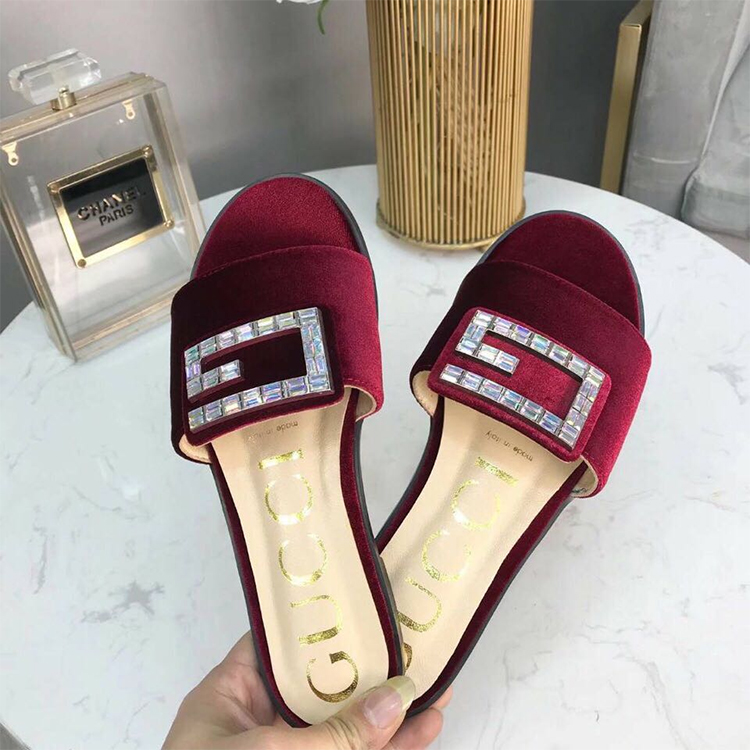 2019 gucci women Flat slippers