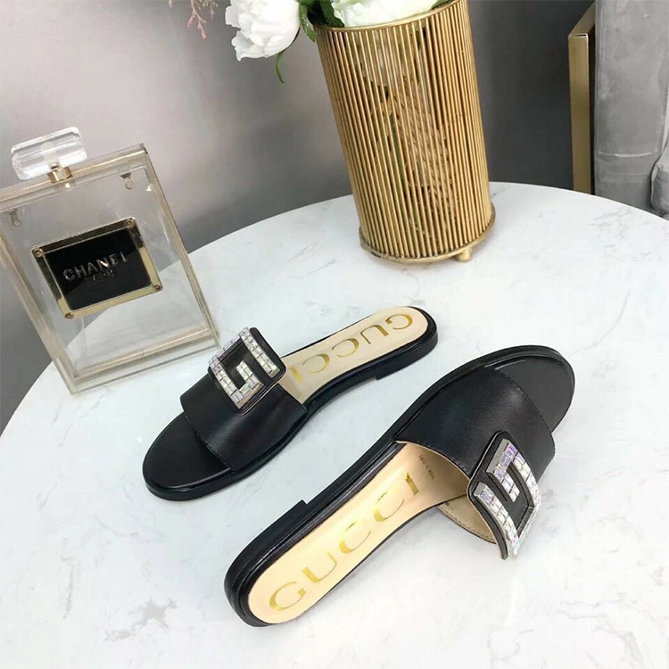 2019 gucci women Flat slippers