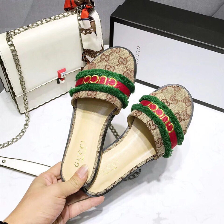 2019 gucci women Flat slippers