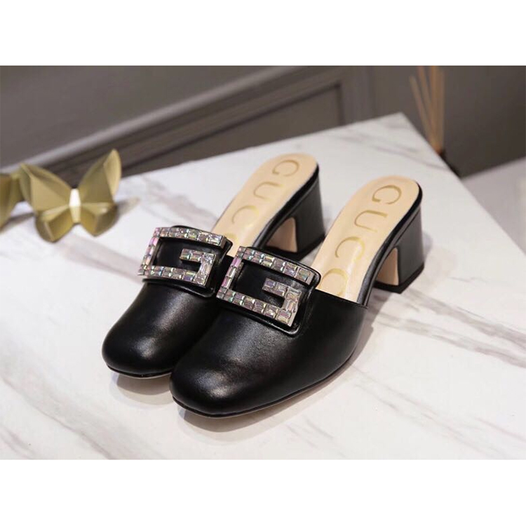 2019 gucci women Shoes in Calfskin Heel 5.5cm