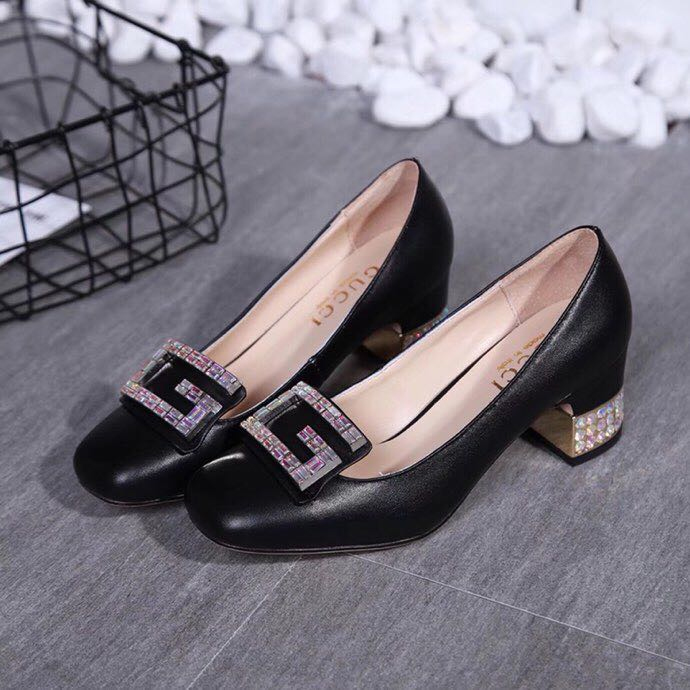 2019 gucci women Shoes in Calfskin Heel 5.5cm