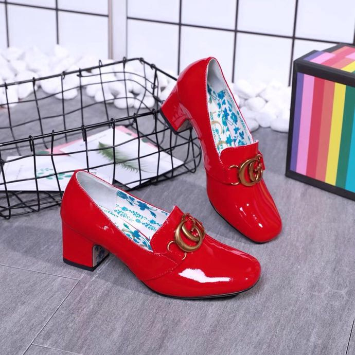 2019 gucci women Shoes in Patent leather Heel 5.5cm