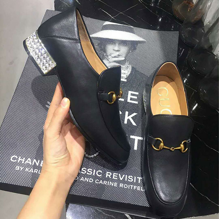 2019 gucci women shoes in Calfskin