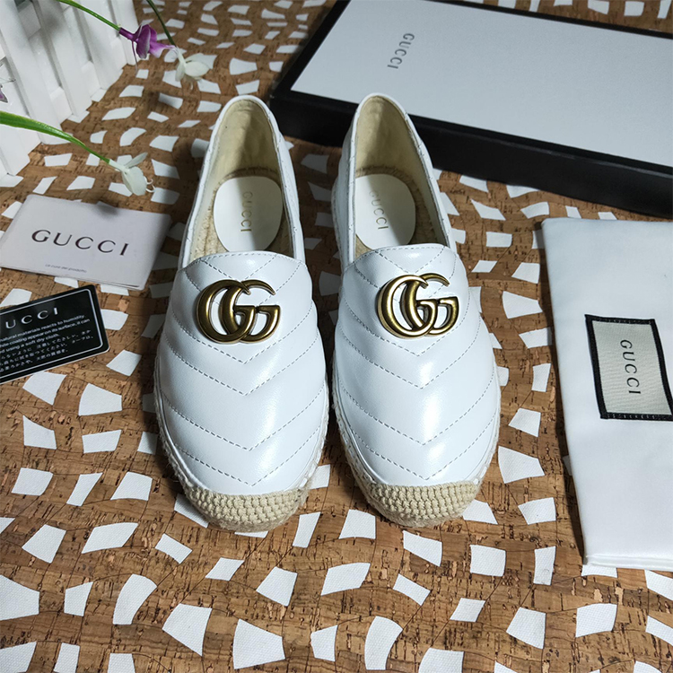 2019 gucci women shoes in Lambskin