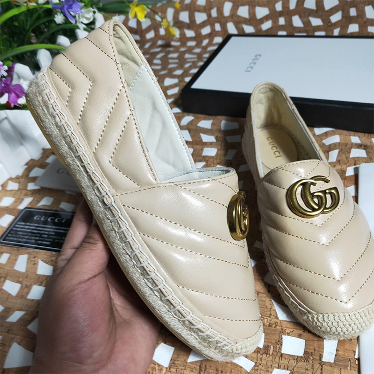 2019 gucci women shoes in Lambskin