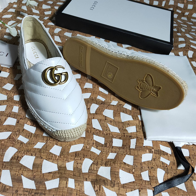 2019 gucci women shoes in Lambskin