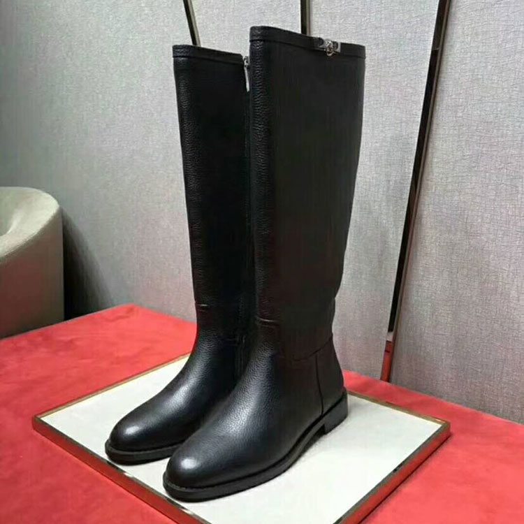 2019 hermes women Boots in Calfskin