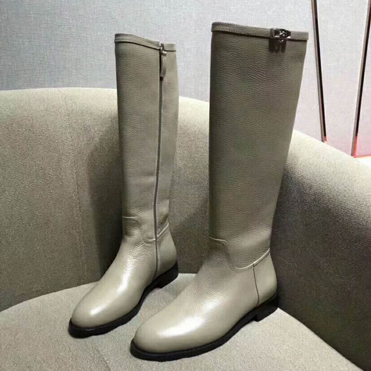 2019 hermes women Boots in Calfskin