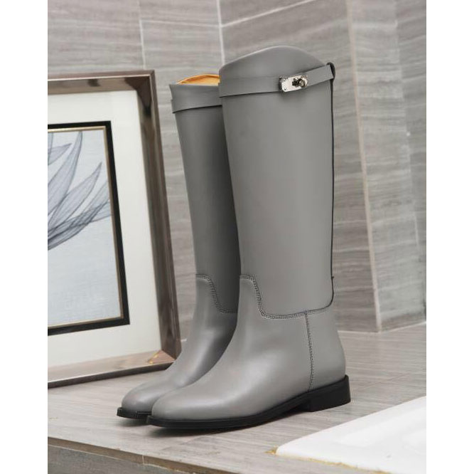 2019 hermes women Boots in Calfskin