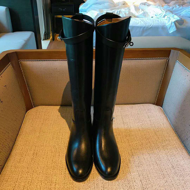 2019 hermes women Boots in Calfskin