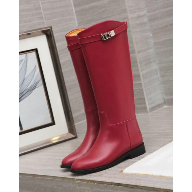 2019 hermes women Boots in Calfskin