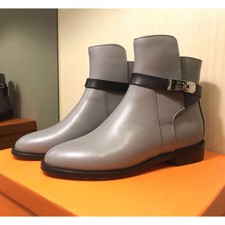 2019 hermes women Boots in Calfskin