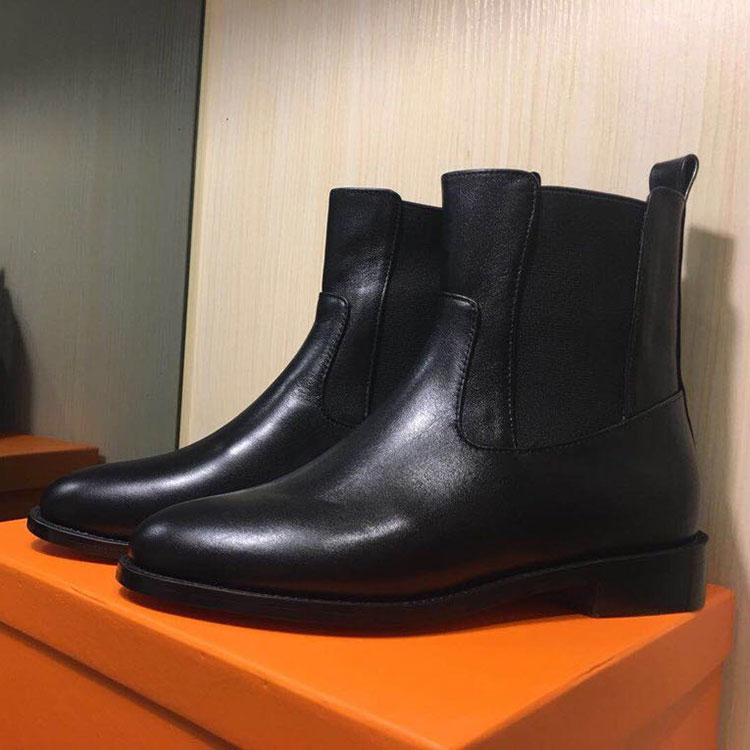 2019 hermes women Boots in Calfskin