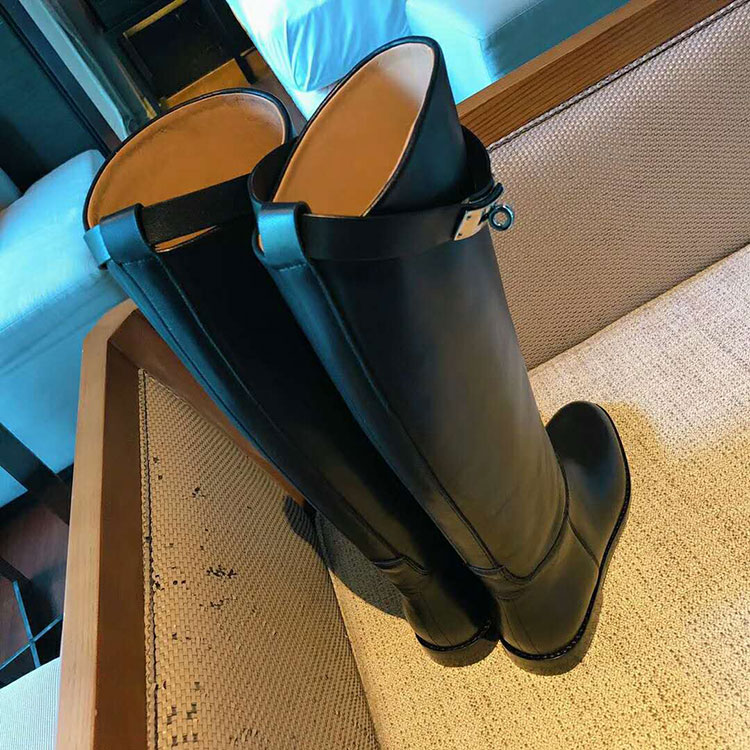 2019 hermes women Boots in Calfskin