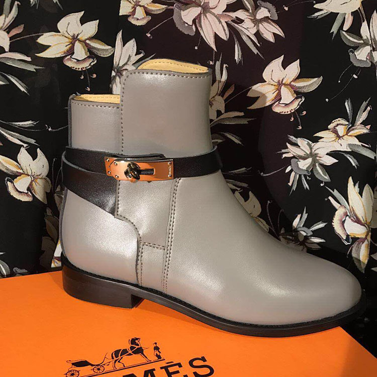 2019 hermes women Boots in Calfskin