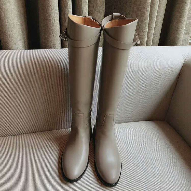 2019 hermes women Boots in Calfskin