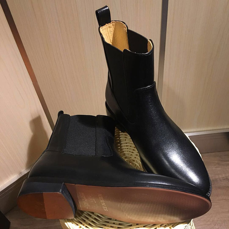 2019 hermes women Boots in Calfskin