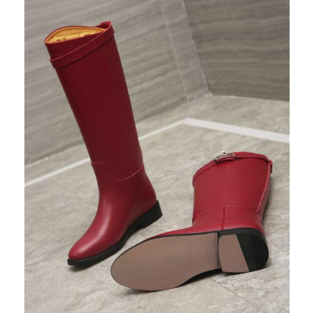 2019 hermes women Boots in Calfskin