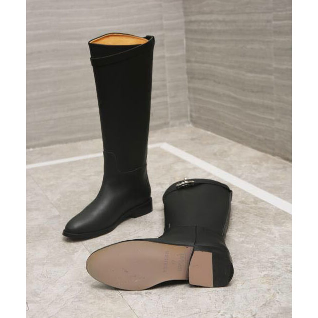 2019 hermes women Boots in Calfskin