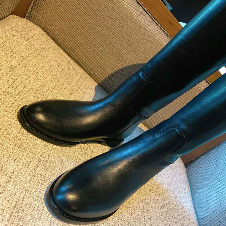 2019 hermes women Boots in Calfskin