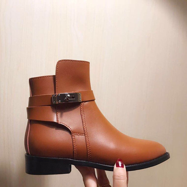 2019 hermes women Boots in Calfskin