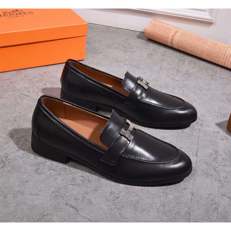 2019 hermes women shoes in Calfskin