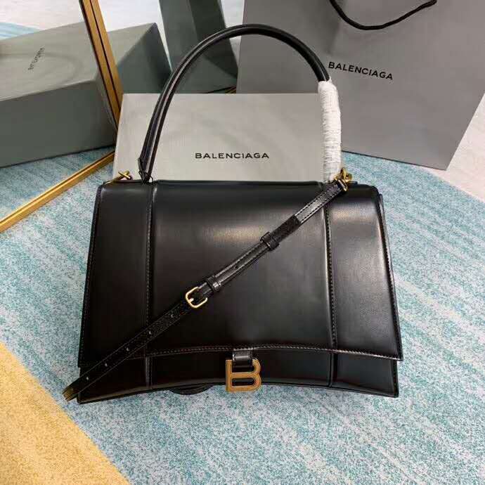 2020 BALENCIAGA HOURGLASS TOP HANDLE BAG