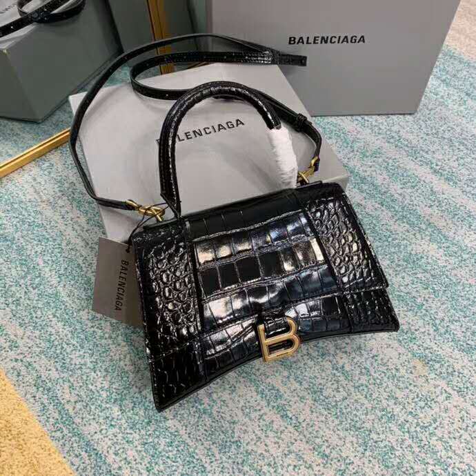 2020 BALENCIAGA HOURGLASS TOP HANDLE BAG