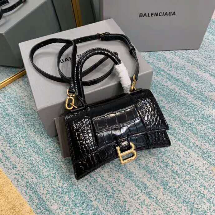 2020 BALENCIAGA HOURGLASS TOP HANDLE BAG