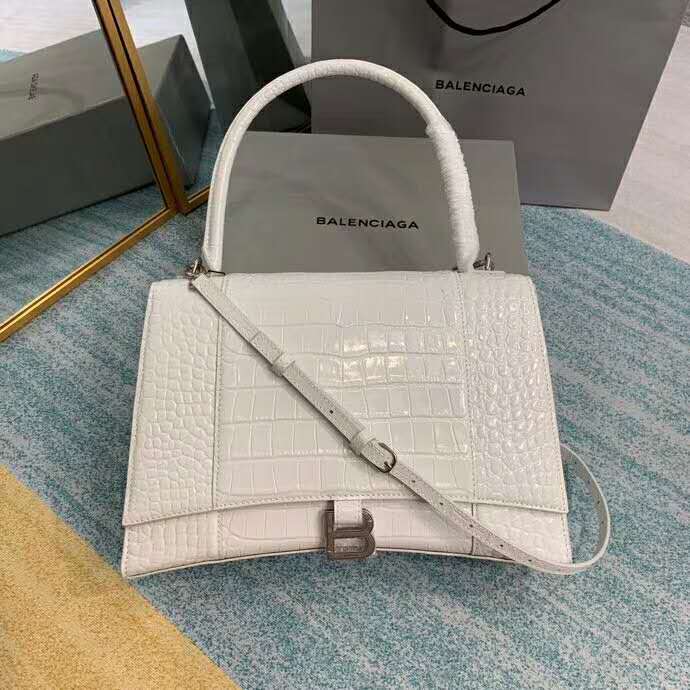 2020 BALENCIAGA HOURGLASS TOP HANDLE BAG