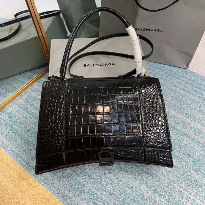 2020 BALENCIAGA HOURGLASS TOP HANDLE BAG