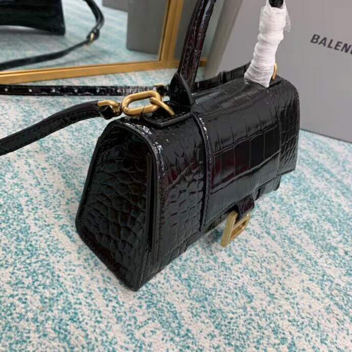 2020 BALENCIAGA HOURGLASS TOP HANDLE BAG